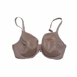 Victoria's Secret Lined Perfect Coverage Light Pink Blush Bra Size 34DD